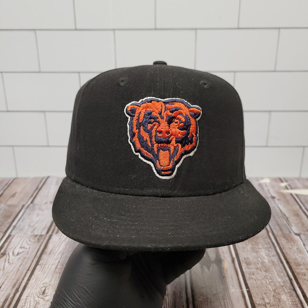 New Era Chicago Bears 59FIFTY Fitted Hat 7 3/4 Black NFL Team Cap